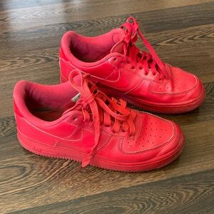 Nike Air Force 1 Low Triple Red - Men’s 8.5 Sneakers CW6999-600